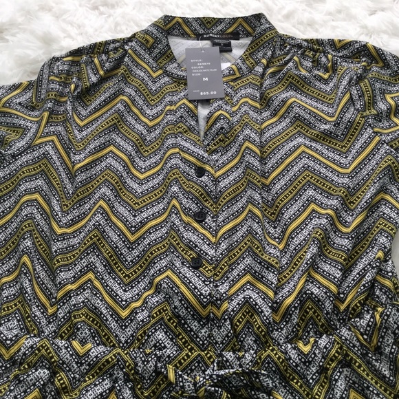 Robert Louis - Yellow & black Dress - Picture 8 of 8